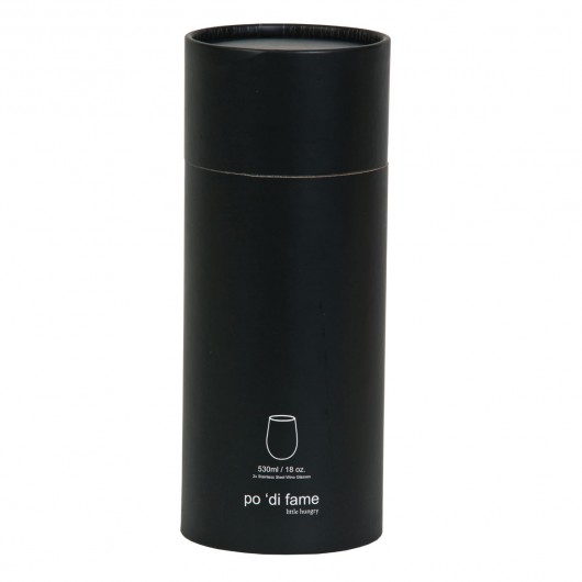 Stemless Stainless Steel Wine Glass Set Gift Tube